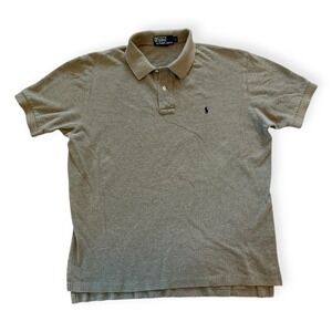 Polo Ralph Lauren Men's Polo‎ Shirt Green Embroidered Pony Size Large